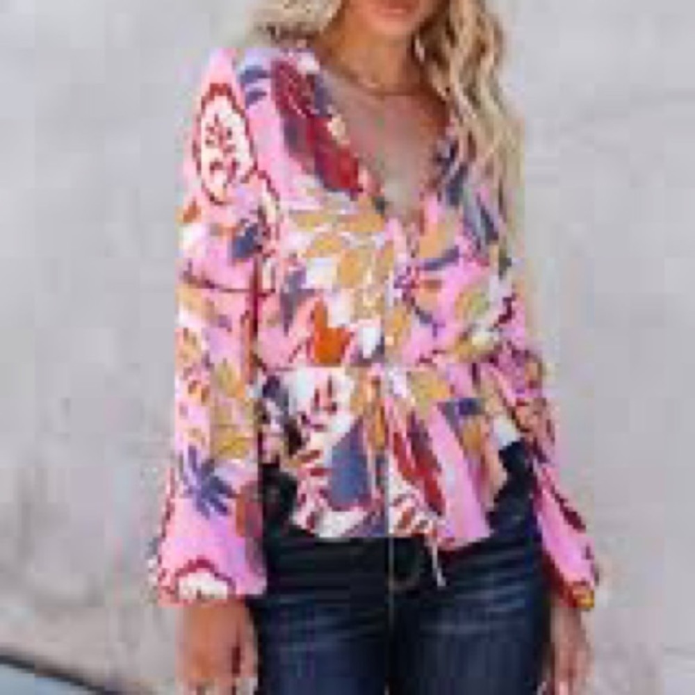 Vici | Never Too Much Adjustable Printed Top